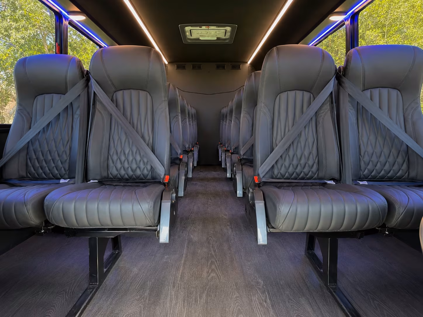 18 passenger minibus inside