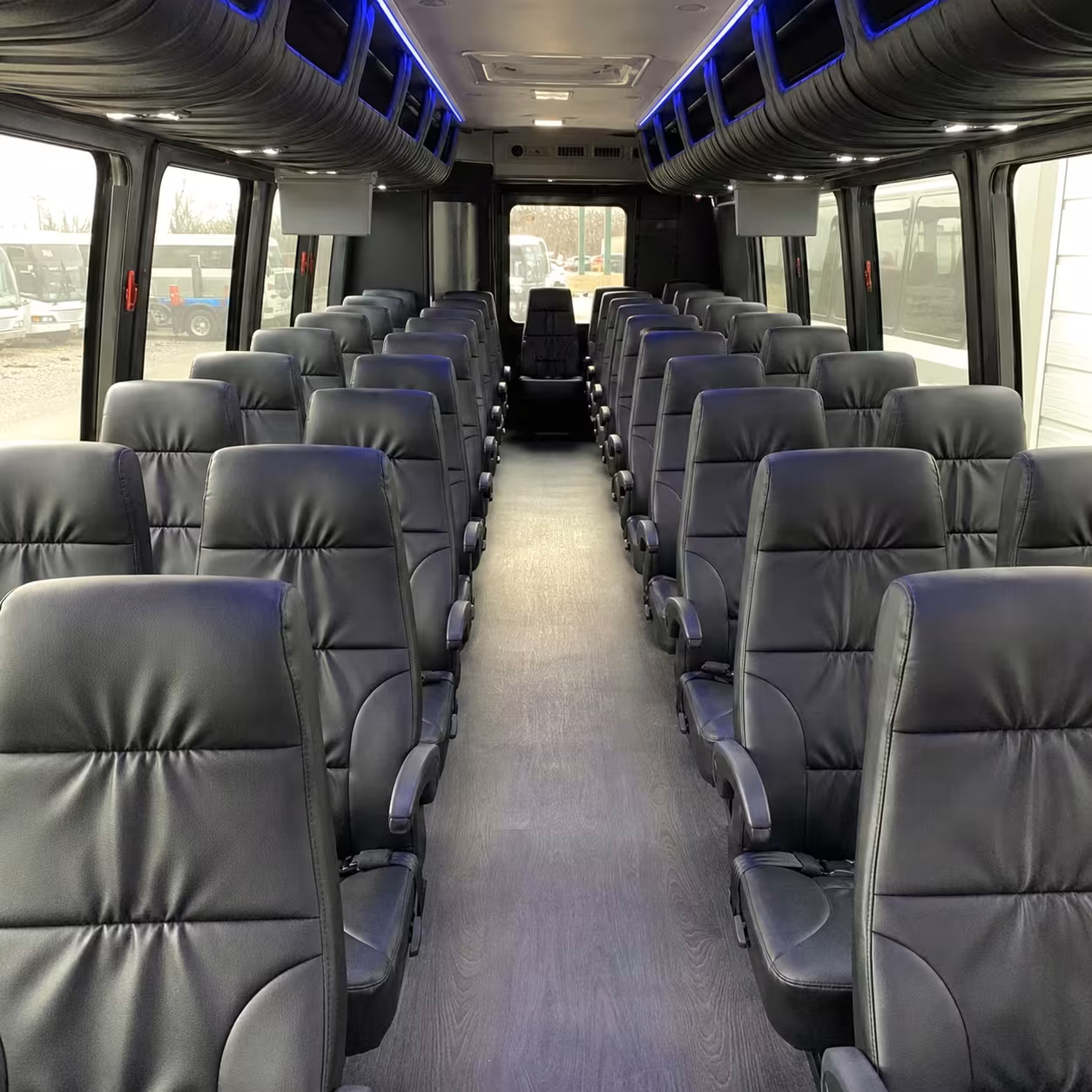 35 passenger minibus interior