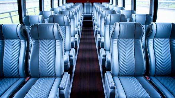 56 passenger charter bus interior auburn