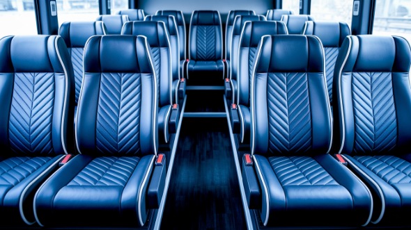 auburn 18 passenger minibus inside