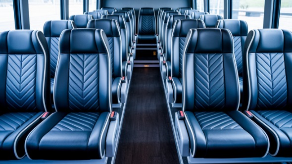 auburn 25 passenger minibus inside