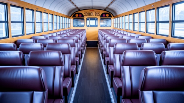 auburn school bus rental inside