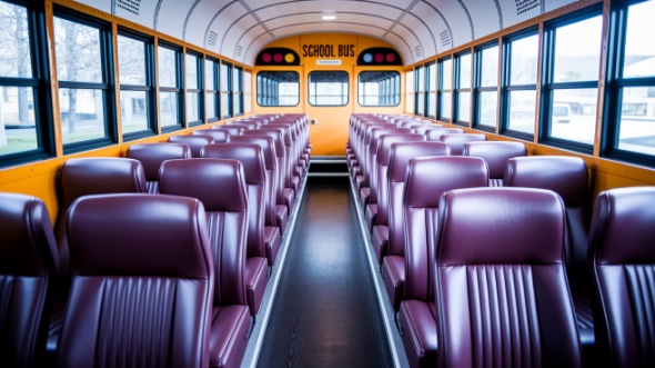 school bus rental interior auburn